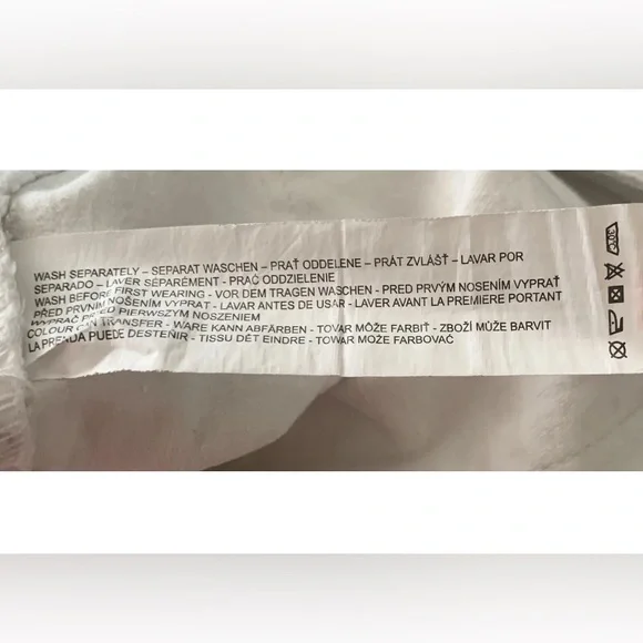 Denim White Skinny Jeans Women's Size US 6 (27) or EU 36 Stretch Graffiti Europe - Picture 9 of 10